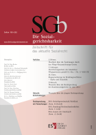 Abbildung: Die Sozialgerichtsbarkeit (SGb)