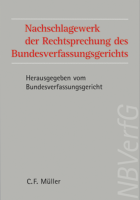 Abbildung: Nachschlagewerk der Rechtsprechung des Bundesverfassungsgerichts