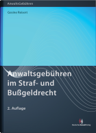 Abbildung: Anwaltsgebühren im Straf- und Bußgeldrecht