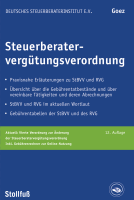 Abbildung: Steuerberatervergütungsverordnung